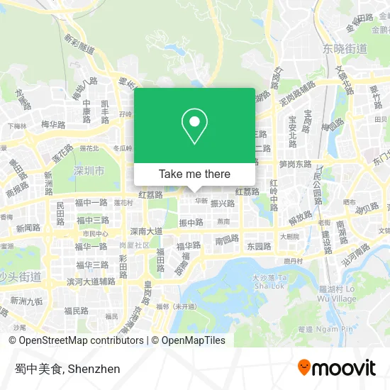 蜀中美食 map