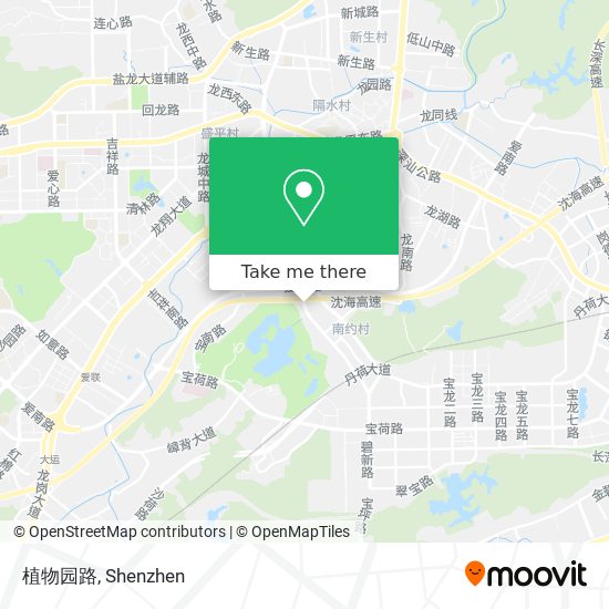 植物园路 map