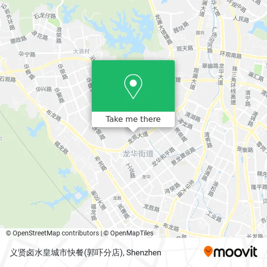 义贤卤水皇城市快餐(郭吓分店) map
