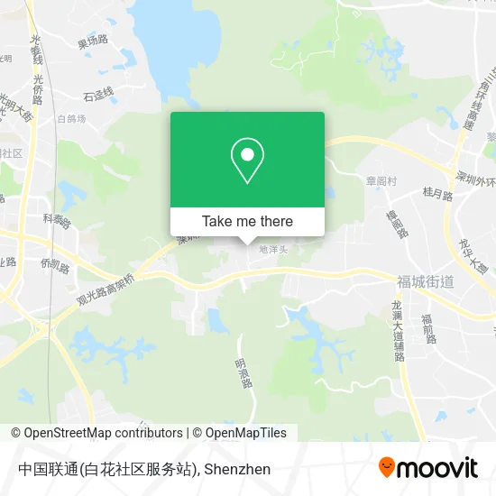 中国联通(白花社区服务站) map