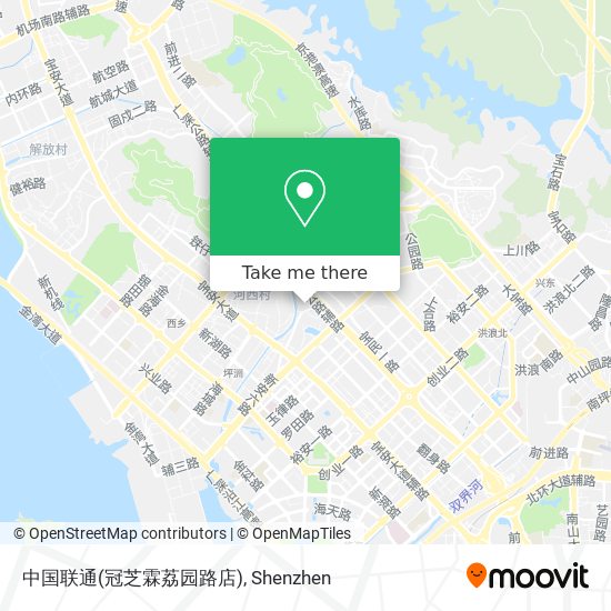 中国联通(冠芝霖荔园路店) map