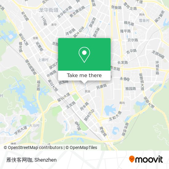 雁侠客网咖 map