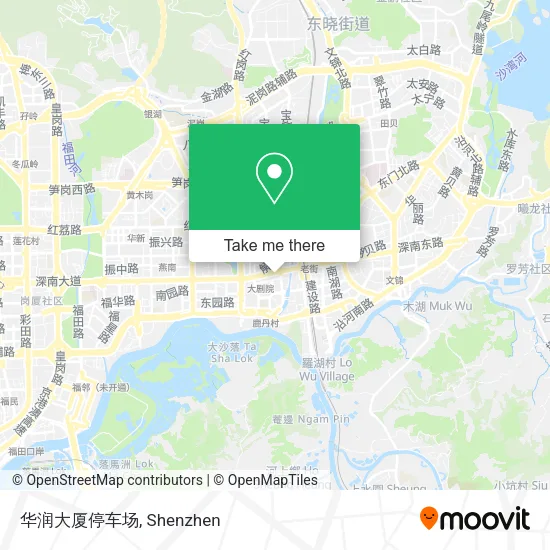 华润大厦停车场 map