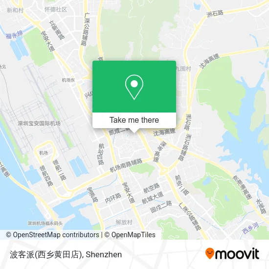 波客派(西乡黄田店) map