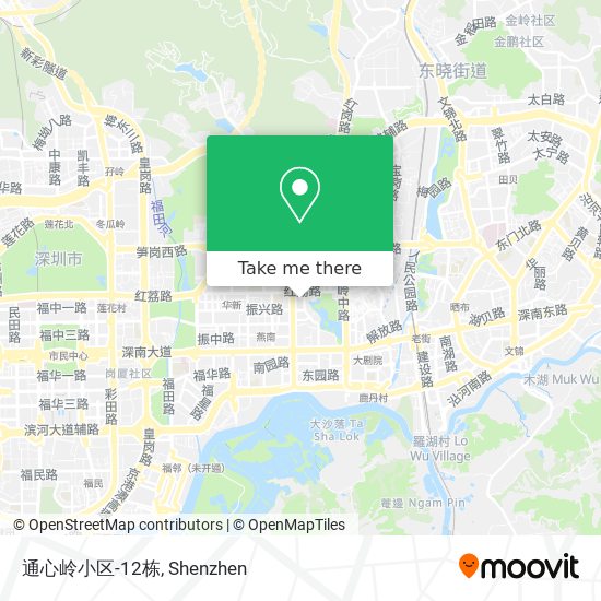 通心岭小区-12栋 map