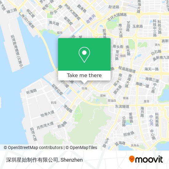 深圳星始制作有限公司 map