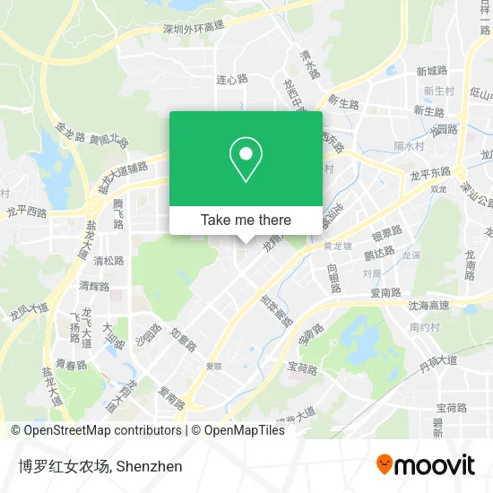 博罗红女农场 map