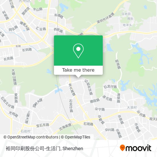 裕同印刷股份公司-生活门 map