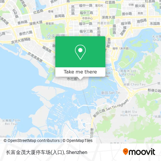 长富金茂大厦停车场(入口) map