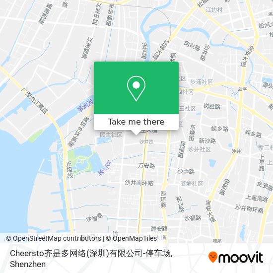 Cheersto齐是多网络(深圳)有限公司-停车场 map