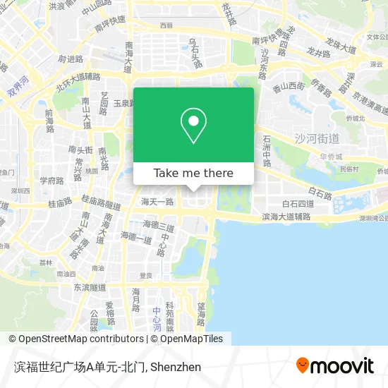 滨福世纪广场A单元-北门 map