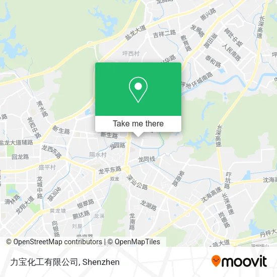 力宝化工有限公司 map