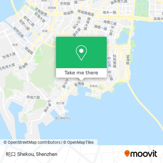 蛇口 Shekou map