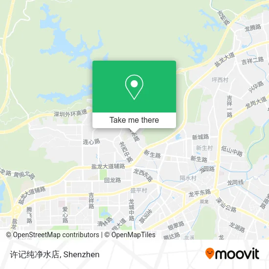 许记纯净水店 map