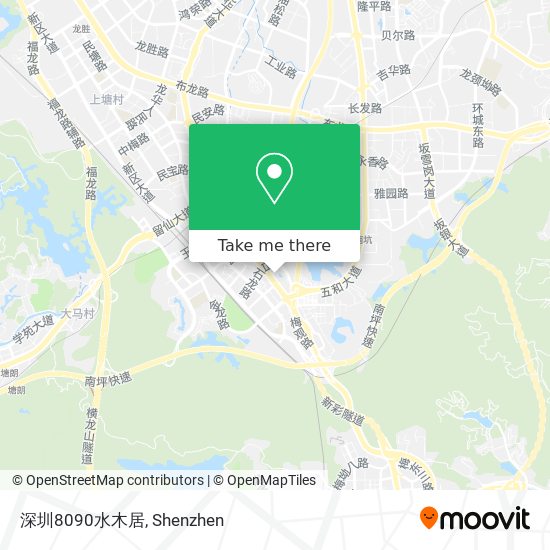 深圳8090水木居 map