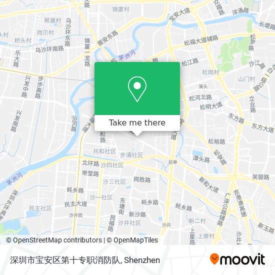 深圳市宝安区第十专职消防队 map