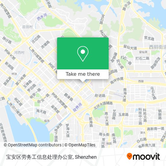 宝安区劳务工信息处理办公室 map