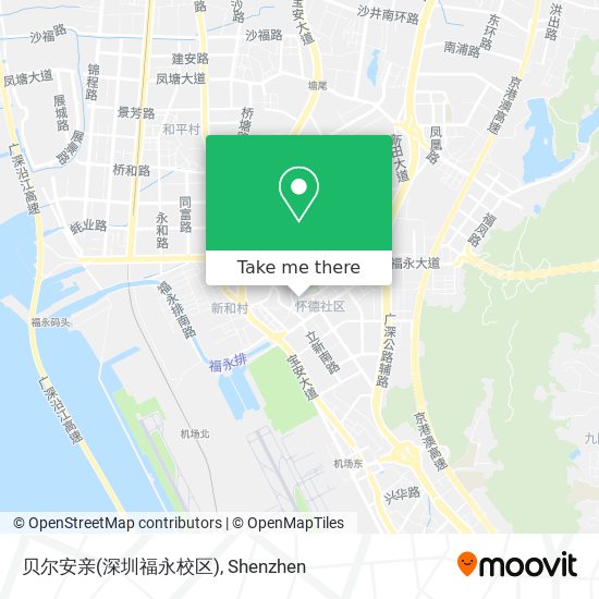 贝尔安亲(深圳福永校区) map