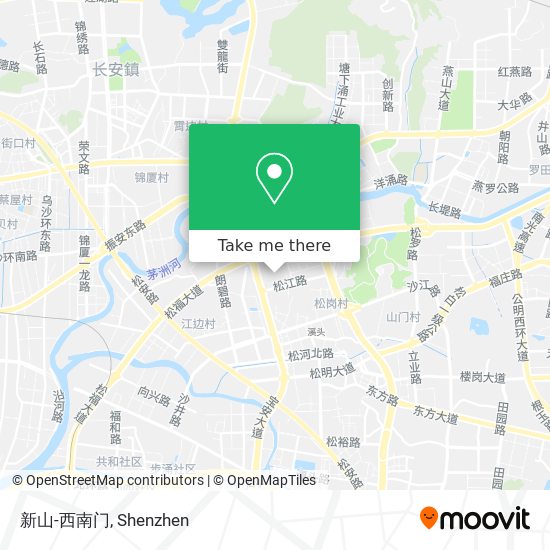 新山-西南门 map