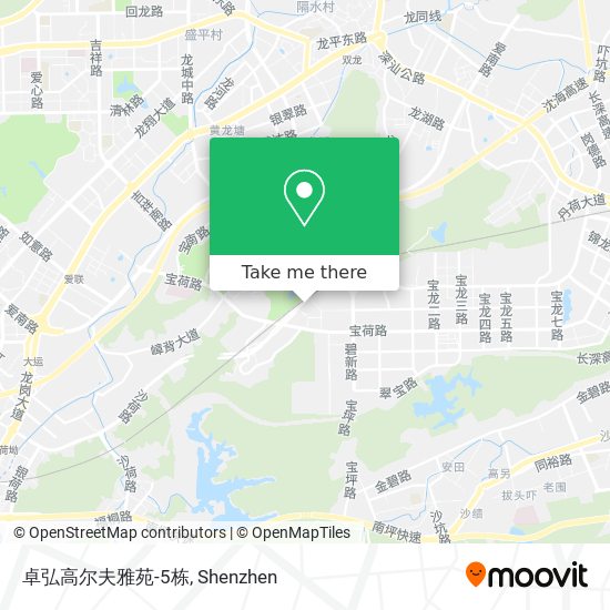 卓弘高尔夫雅苑-5栋 map