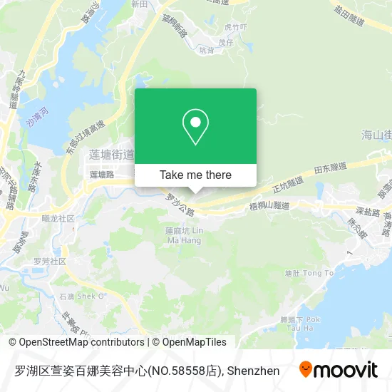 罗湖区萱姿百娜美容中心(NO.58558店) map