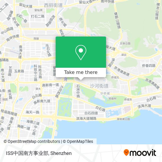 ISS中国南方事业部 map