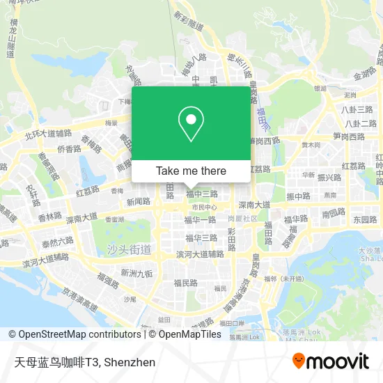 天母蓝鸟咖啡T3 map