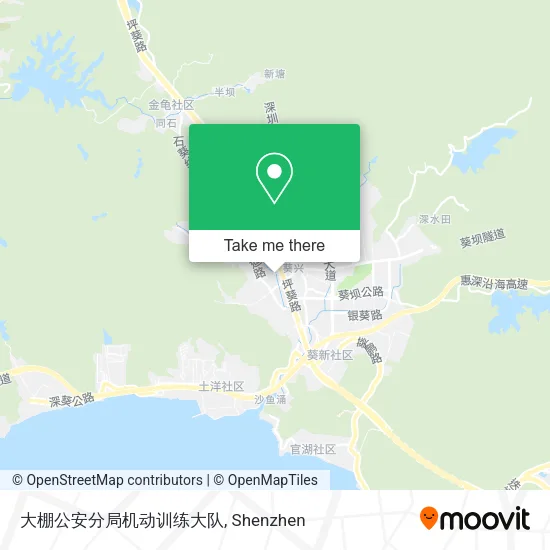 大棚公安分局机动训练大队 map