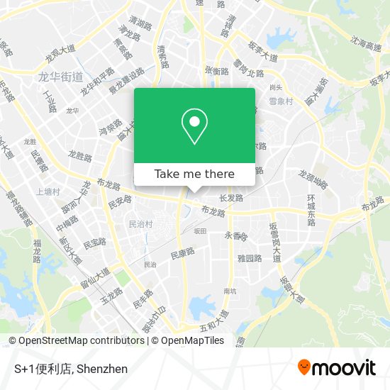 S+1便利店 map
