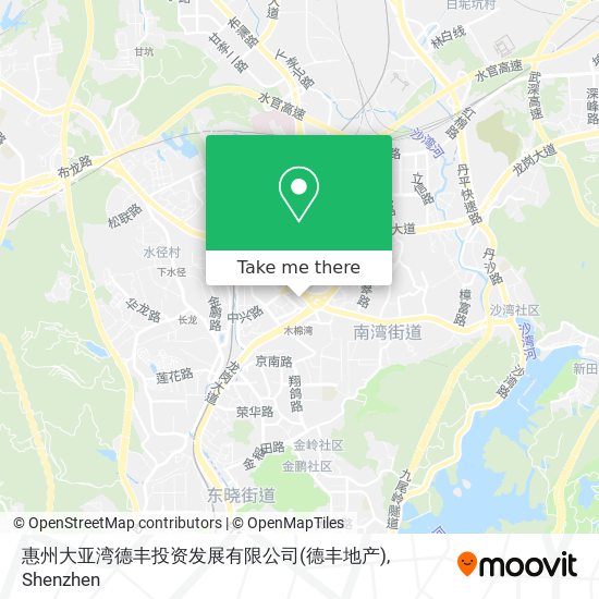 惠州大亚湾德丰投资发展有限公司(德丰地产) map