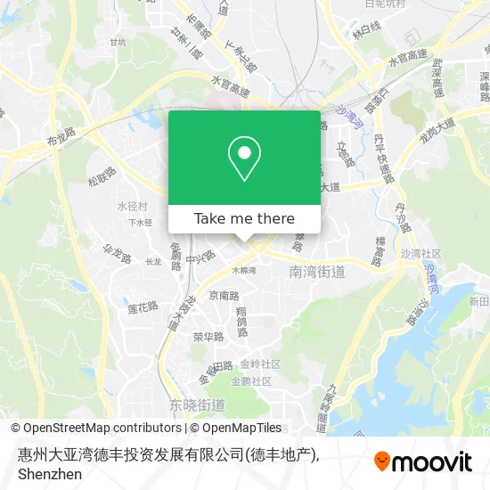 惠州大亚湾德丰投资发展有限公司(德丰地产) map