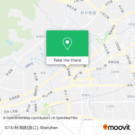 G15/秋湖路(路口) map