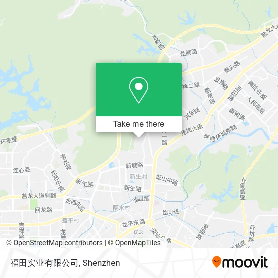 福田实业有限公司 map