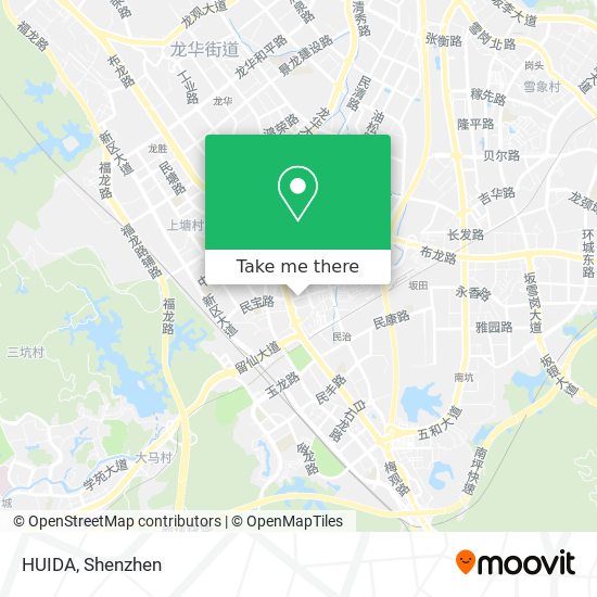 HUIDA map