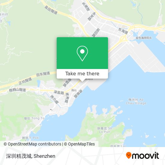 深圳精茂城 map