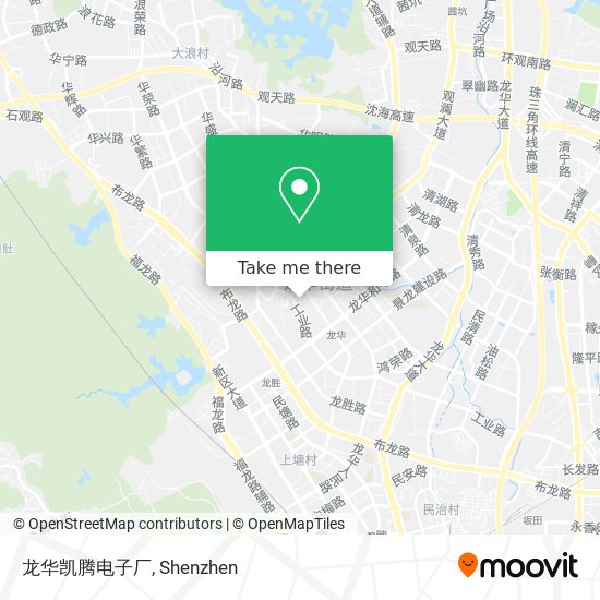 龙华凯腾电子厂 map