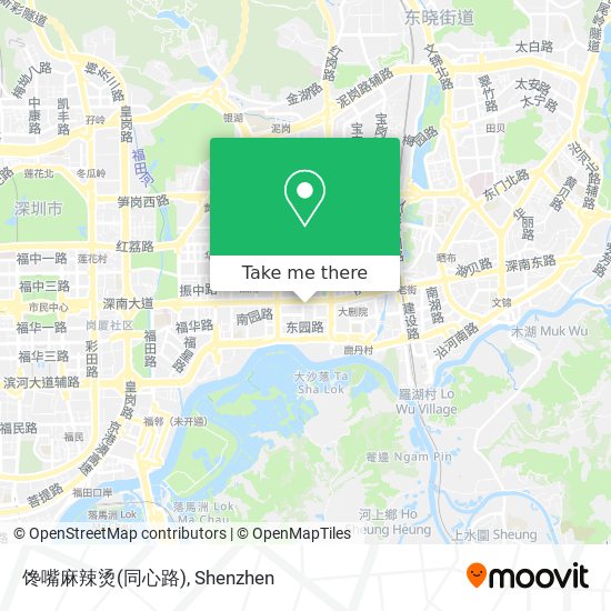 馋嘴麻辣烫(同心路) map