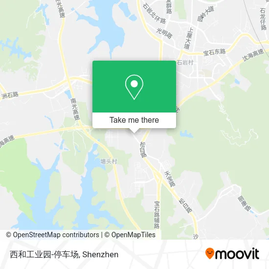 西和工业园-停车场 map