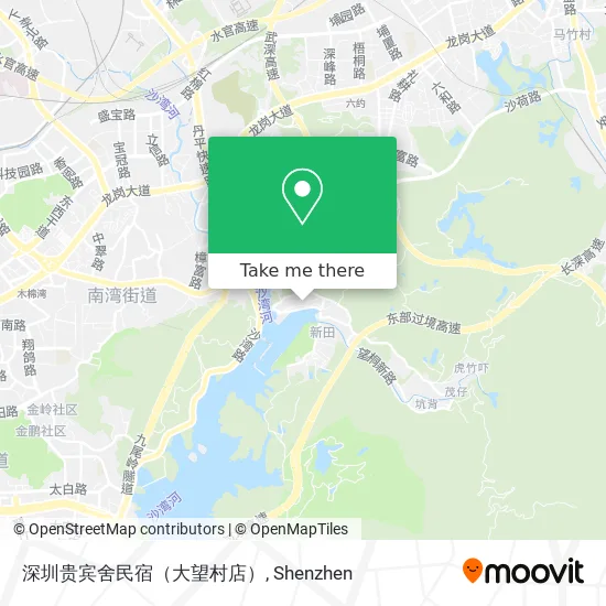 深圳贵宾舍民宿（大望村店） map