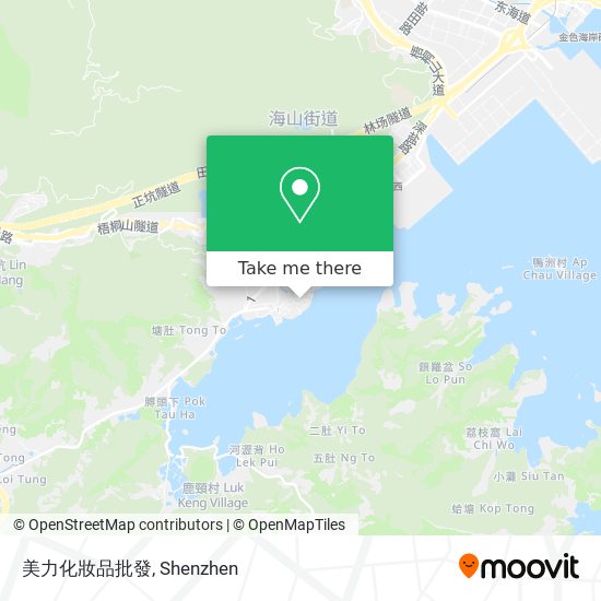 美力化妝品批發 map