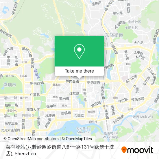 菜鸟驿站(八卦岭园岭街道八卦一路131号欧瑟干洗店) map