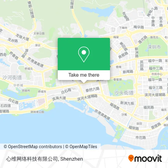 心维网络科技有限公司 map
