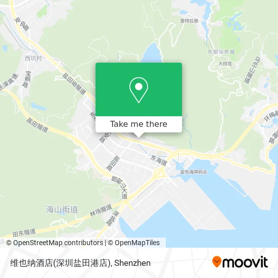 维也纳酒店(深圳盐田港店) map