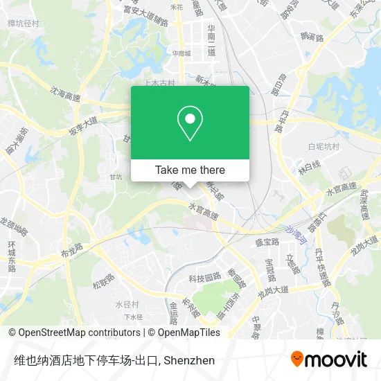 维也纳酒店地下停车场-出口 map