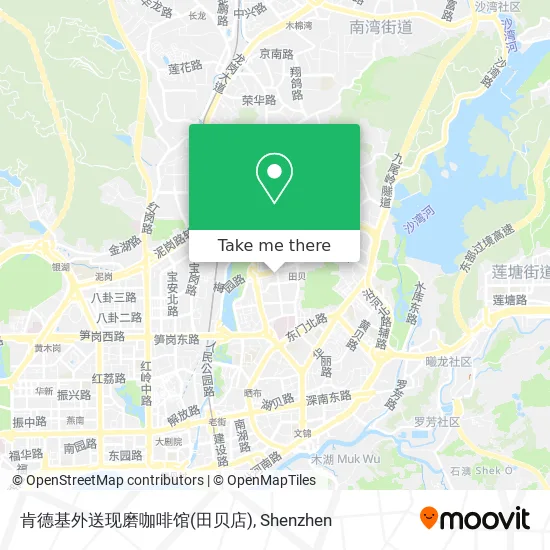 肯德基外送现磨咖啡馆(田贝店) map