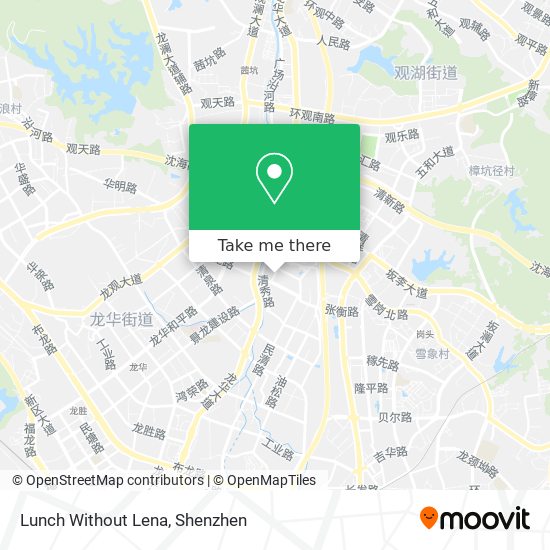 Lunch Without Lena map
