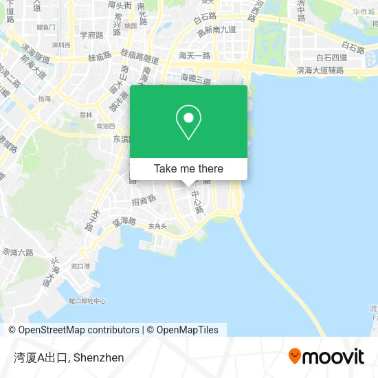 湾厦A出口 map