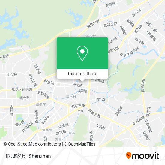 联城家具 map