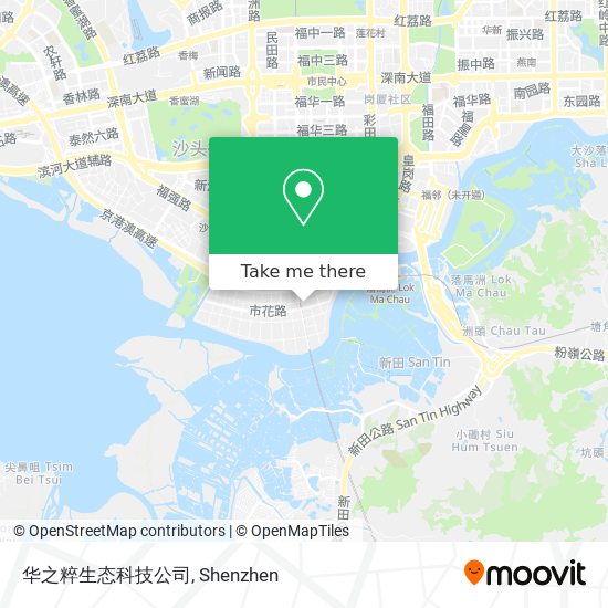 华之粹生态科技公司 map