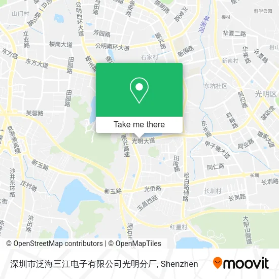 深圳市泛海三江电子有限公司光明分厂 map